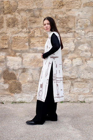 Тифлис - Длинный жилет из шерсти