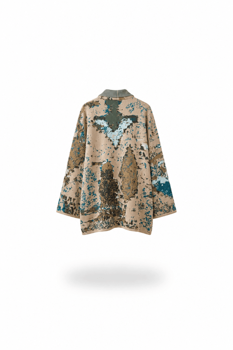The FOG - Lightweight Short Cotton Jacquard Kaftan - ZALIVAKO