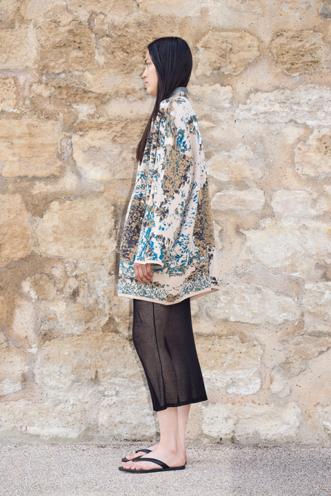 The FOG - Lightweight Short Cotton Jacquard Kaftan