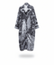 Arabesque - Long Cotton Jacquard Cardigan - ZALIVAKO