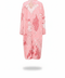 Blossom - Long Cotton Jacquard Cardigan - ZALIVAKO