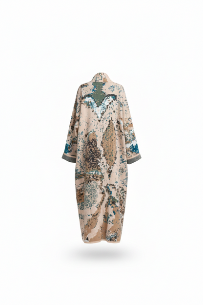 The FOG -  Lightweight Long Cotton Jacquard Kaftan