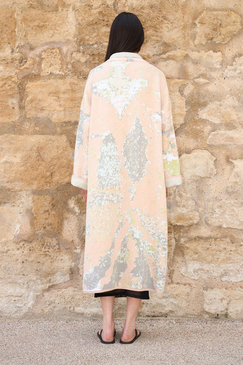 Jaipur - Long Cotton Jacquard Kaftan - ZALIVAKO