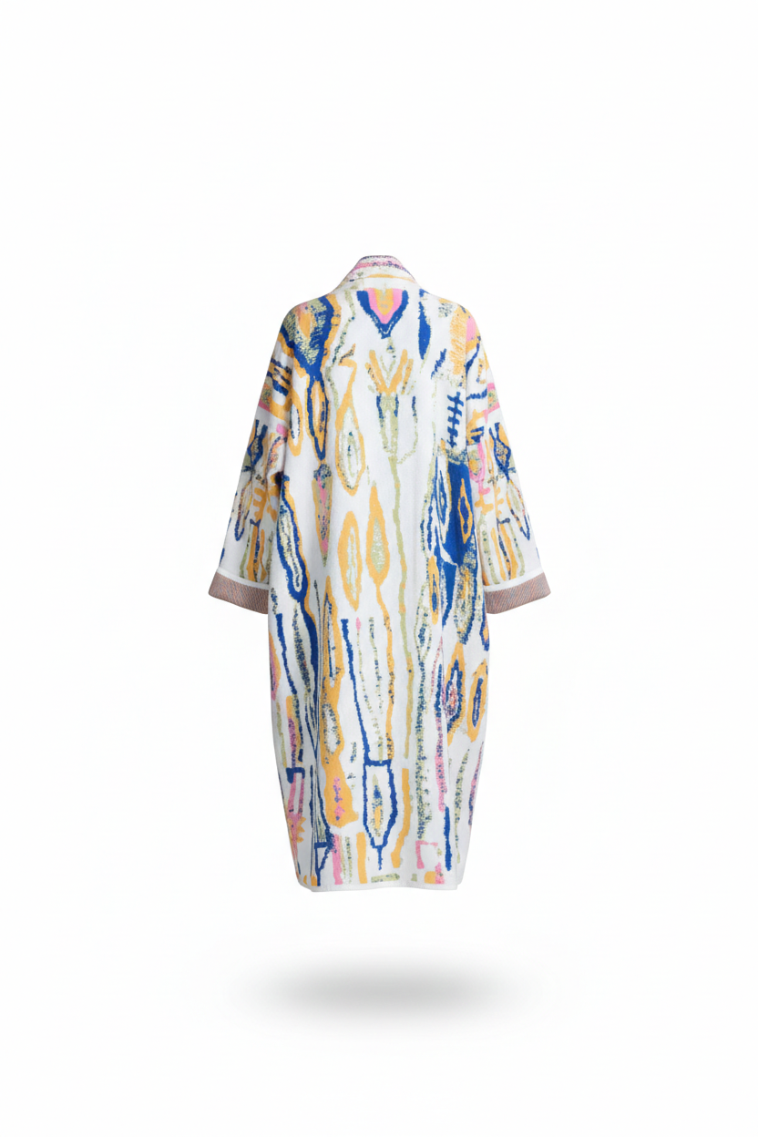 The RIO - Long Cotton Jacquard Kaftan