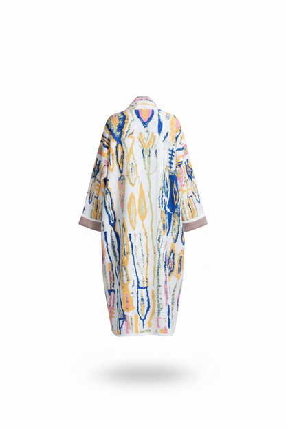 The RIO - Long Cotton Jacquard Kaftan