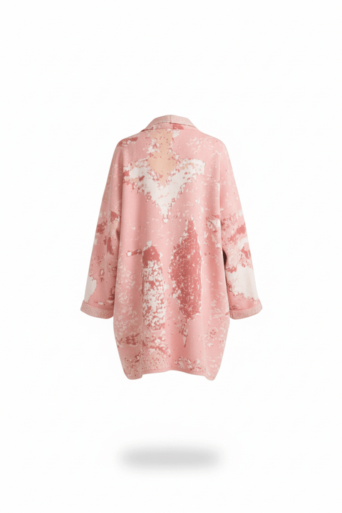 The BLOSSOM - Lightweight Short Cotton Jacquard Kaftan - ZALIVAKO