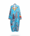 The FORMENTERA - Lightweight Long Cotton Jacquard Kaftan - ZALIVAKO