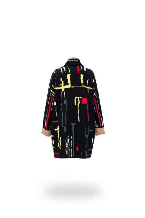 The KINGSTON - Lightweight Short Cotton Jacquard Kaftan - ZALIVAKO