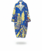 The Majorelle - Lightweight Long Cotton Jacquard Cardigan - ZALIVAKO
