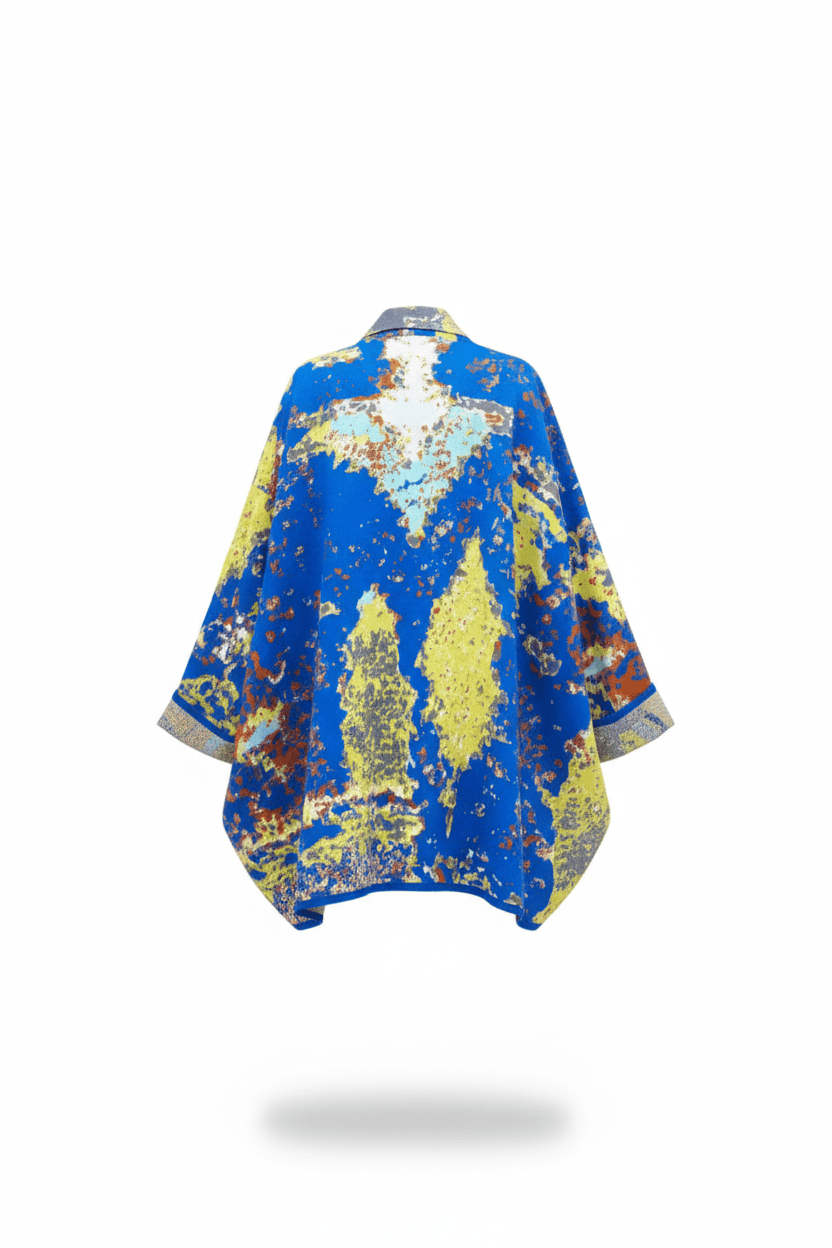 The MAJORELLE - Lightweight Short Cotton Jacquard Kaftan - ZALIVAKO