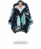The NEW YORK - Lightweight Short Cotton Jacquard Kaftan - ZALIVAKO