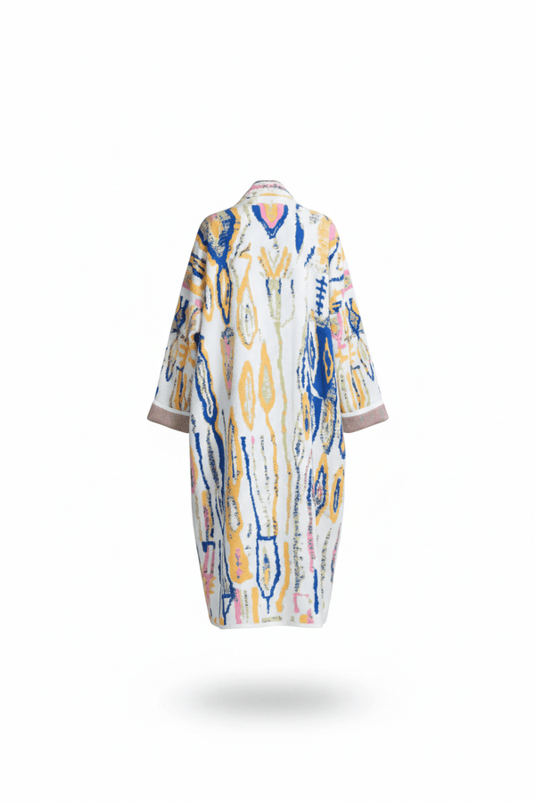 The RIO - Long Cotton Jacquard Kaftan - ZALIVAKO